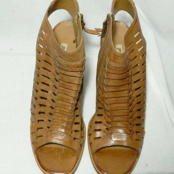 Paul Green $365 Rosa Cuoio Leather Side Zip Up 9.5 - Picture 5 of 8